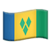 🇻🇨 flag: St. Vincent & Grenadines display on Apple